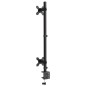 vidaXL Soporte para monitor doble acero negro VESA 75/100 mm vidaXL Soporte para monitor doble acero negro VESA 75/100 mm