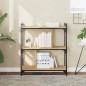 vidaXL Librería 3 estantes madera ingeniería roble Sonoma 76x32x88 cm vidaXL Librería 3 estantes madera ingeniería roble Sonoma 76x32x88 cm