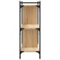 vidaXL Librería 3 estantes madera ingeniería roble Sonoma 76x32x88 cm vidaXL Librería 3 estantes madera ingeniería roble Sonoma 76x32x88 cm