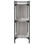 vidaXL Librería 3 estantes madera ingeniería gris Sonoma 76x32x88 cm vidaXL Librería 3 estantes madera ingeniería gris Sonoma 76x32x88 cm
