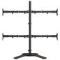 vidaXL Soporte para monitor acero negro VESA 75/100 mm vidaXL Soporte para monitor acero negro VESA 75/100 mm