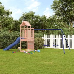 vidaXL Parque infantil de exterior madera maciza Douglas