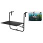 ProGarden Mesa de balcón gris oscuro mate ProGarden Mesa de balcón gris oscuro mate