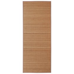 vidaXL Alfombra de bambú color natural 160x230 cm