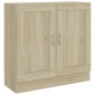 vidaXL Armario libros madera contrachapada color roble 82,5x30,5x80 cm