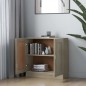vidaXL Armario libros madera contrachapada color roble 82,5x30,5x80 cm