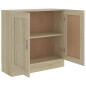 vidaXL Armario libros madera contrachapada color roble 82,5x30,5x80 cm