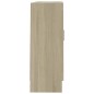 vidaXL Armario libros madera contrachapada color roble 82,5x30,5x80 cm