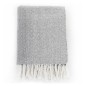 vidaXL Manta en espiguilla de algodón gris 160x210 cm vidaXL Manta en espiguilla de algodón gris 160x210 cm