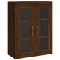 vidaXL Aparador alto madera contrachapada marrón roble 69,5x34x180 cm vidaXL Aparador alto madera contrachapada marrón roble 69,5x34x180 cm