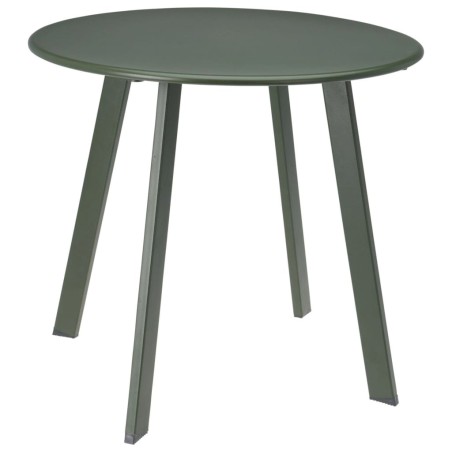 ProGarden Mesa auxiliar verde mate 50x45 cm