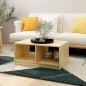 vidaXL Mesa de centro de madera maciza de pino 75x50x33,5 cm vidaXL Mesa de centro de madera maciza de pino 75x50x33,5 cm