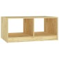 vidaXL Mesa de centro de madera maciza de pino 75x50x33,5 cm vidaXL Mesa de centro de madera maciza de pino 75x50x33,5 cm
