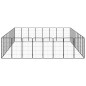 vidaXL Jaula perros 36 paneles acero recubierto polvo negro 50x100 cm vidaXL Jaula perros 36 paneles acero recubierto polvo negro 50x100 cm