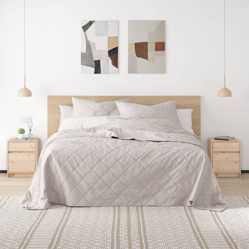 vidaXL Mesita de noche madera maciza de pino 40x31x50 cm