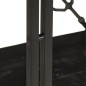 vidaXL Estantería de 3 niveles madera maciza de mango negro 90x30x80cm