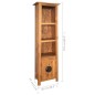vidaXL Mueble de baño madera maciza de pino 48x32x170 cm vidaXL Mueble de baño madera maciza de pino 48x32x170 cm