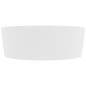 vidaXL Lavabo lujo con rebosadero cerámica blanco mate 36x13 cm vidaXL Lavabo lujo con rebosadero cerámica blanco mate 36x13 cm