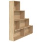 vidaXL Estantería madera contrachapada color roble Sonoma 155x24x160cm vidaXL Estantería madera contrachapada color roble Sonoma 155x24x160cm