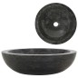 vidaXL Lavabo 40x12 cm mármol negro vidaXL Lavabo 40x12 cm mármol negro