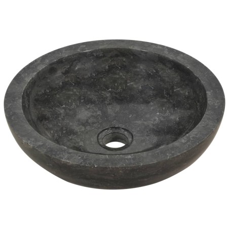vidaXL Lavabo 40x12 cm mármol negro