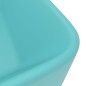 vidaXL Lavabo de lujo cerámica verde claro mate 41x30x12 cm vidaXL Lavabo de lujo cerámica verde claro mate 41x30x12 cm
