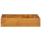 vidaXL Lavabo de madera maciza de teca 50x35x10 cm vidaXL Lavabo de madera maciza de teca 50x35x10 cm