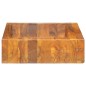 vidaXL Lavabo de madera maciza de teca 50x35x10 cm vidaXL Lavabo de madera maciza de teca 50x35x10 cm