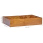 vidaXL Lavabo de madera maciza de teca 50x35x10 cm vidaXL Lavabo de madera maciza de teca 50x35x10 cm