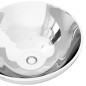 vidaXL Lavabo 32,5x14 cm cerámica plateado vidaXL Lavabo 32,5x14 cm cerámica plateado