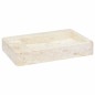 vidaXL Lavabo crema mármol 58x39x10 cm vidaXL Lavabo crema mármol 58x39x10 cm