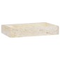 vidaXL Lavabo crema mármol 58x39x10 cm vidaXL Lavabo crema mármol 58x39x10 cm