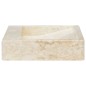 vidaXL Lavabo crema mármol 58x39x10 cm vidaXL Lavabo crema mármol 58x39x10 cm