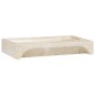 vidaXL Lavabo crema mármol 58x39x10 cm vidaXL Lavabo crema mármol 58x39x10 cm