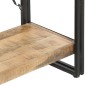 vidaXL Estantería de 5 niveles madera maciza de mango 60x30x180 cm vidaXL Estantería de 5 niveles madera maciza de mango 60x30x180 cm