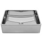 vidaXL Lavabo 41x30x12 cm cerámica plateado vidaXL Lavabo 41x30x12 cm cerámica plateado