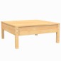 vidaXL Muebles de jardín 3 piezas madera maciza pino con cojines crema vidaXL Muebles de jardín 3 piezas madera maciza pino con cojines crema