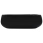 vidaXL Lavabo 44,5x39,5x14,5 cm cerámica negro