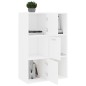 vidaXL Armario de almacenamiento madera contrachapada 60x29,5x90 cm vidaXL Armario de almacenamiento madera contrachapada 60x29,5x90 cm