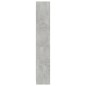 vidaXL Estantería de 4 niveles contrachapada gris hormigón 80x24x142cm vidaXL Estantería de 4 niveles contrachapada gris hormigón 80x24x142cm