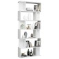 vidaXL Estantería/divisor de espacios blanco brillante 80x24x192 cm vidaXL Estantería/divisor de espacios blanco brillante 80x24x192 cm
