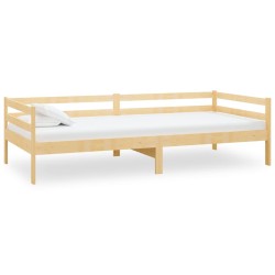 vidaXL Sofá cama madera maciza de pino 90x200 cm
