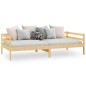 vidaXL Sofá cama madera maciza de pino 90x200 cm vidaXL Sofá cama madera maciza de pino 90x200 cm