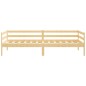 vidaXL Sofá cama madera maciza de pino 90x200 cm vidaXL Sofá cama madera maciza de pino 90x200 cm
