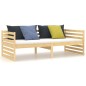 vidaXL Sofá cama de madera maciza de pino 90x200 cm vidaXL Sofá cama de madera maciza de pino 90x200 cm