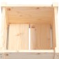 vidaXL Jardinera de madera maciza de pino 50x50x70 cm vidaXL Jardinera de madera maciza de pino 50x50x70 cm