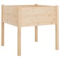 vidaXL Jardinera de madera maciza de pino 70x70x70 cm vidaXL Jardinera de madera maciza de pino 70x70x70 cm