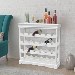 vidaXL Mueble botellero Abreu blanco