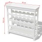 vidaXL Mueble botellero Abreu blanco vidaXL Mueble botellero Abreu blanco