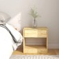 vidaXL Mesitas de noche 2 uds madera maciza de pino 40x31x40 cm vidaXL Mesitas de noche 2 uds madera maciza de pino 40x31x40 cm